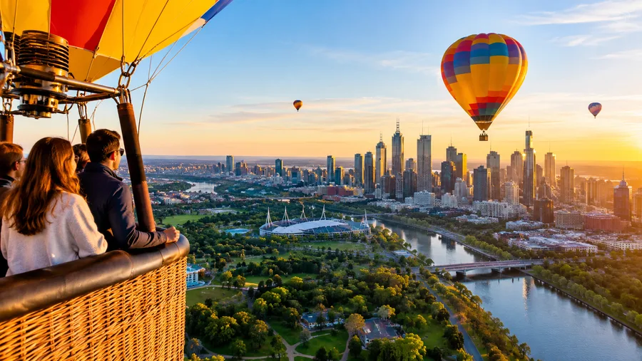Balloon Flights Over Melbourne City or Countryside Experience