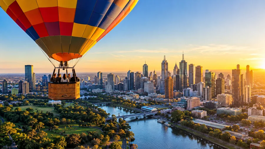 Balloon Flights Over Melbourne City or Countryside Experience