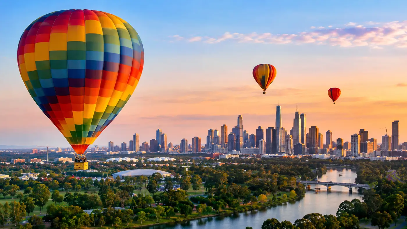 Balloon Flights Over Melbourne City or Countryside Experience