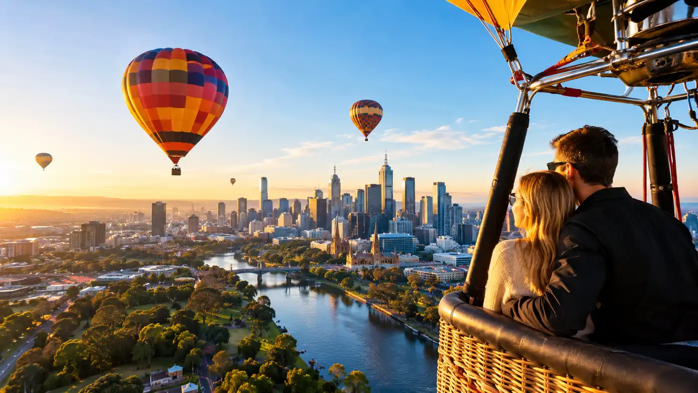 Hot Air Balloon Flights for Two in Melbourne