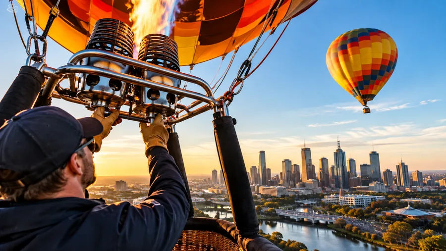 Come funzionano i voli in mongolfiera a Melbourne