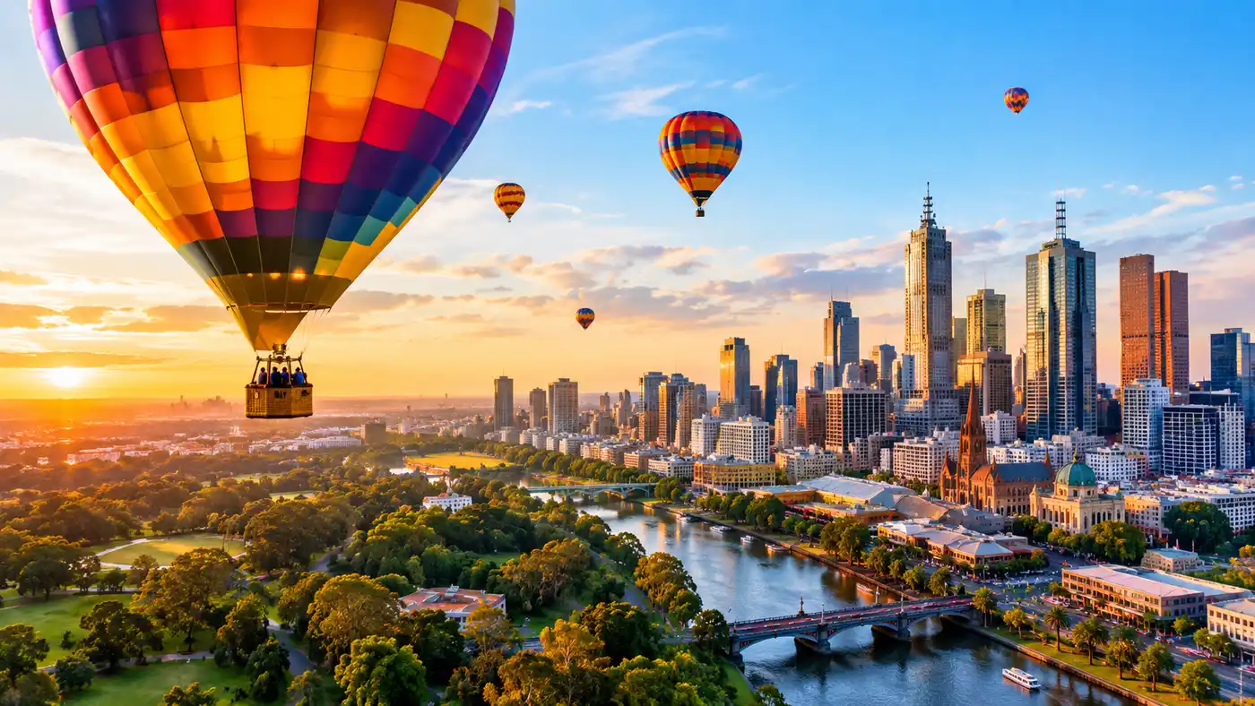 Is Hot Air Ballooning in Melbourne Scary or Relaxing