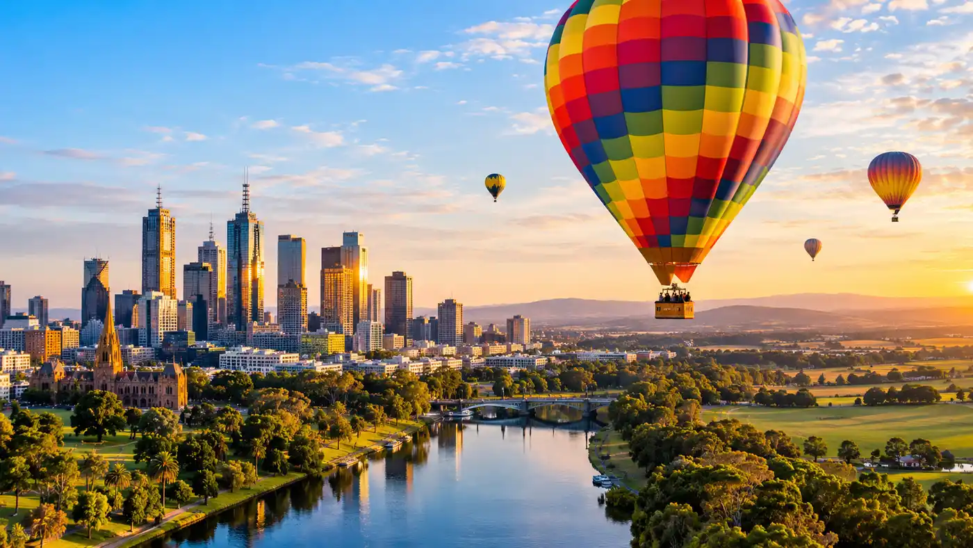 Melbourne City vs Yarra Valley Balloon Flights