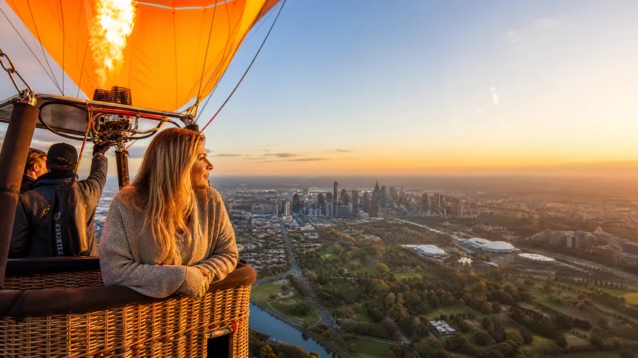 Voli privati in mongolfiera a Melbourne: cosa aspettarsi