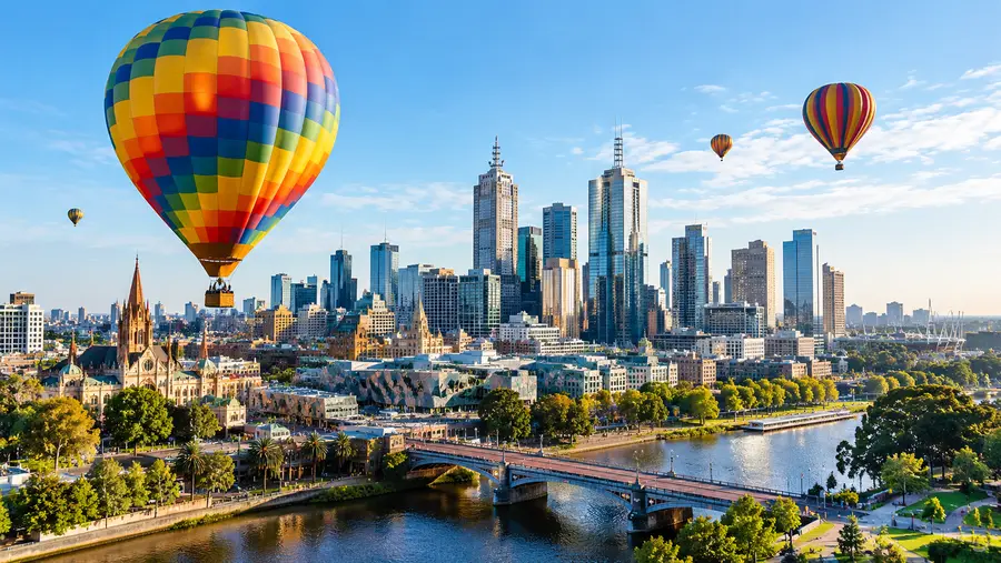 hot air balloon melbourne